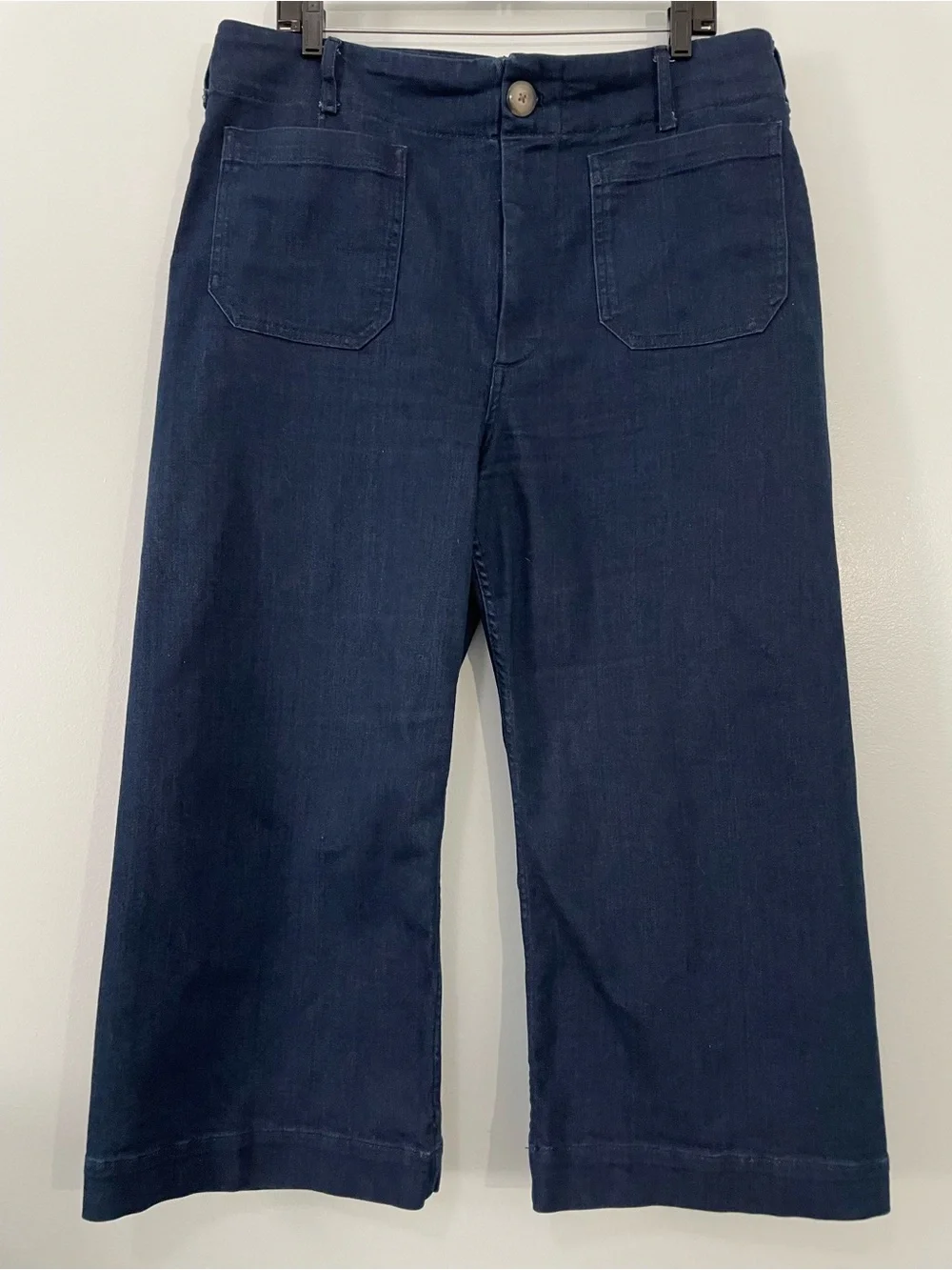 Maeve The Colette Wide-Leg Cropped Jeans Size 33P - Picture 1 of 11